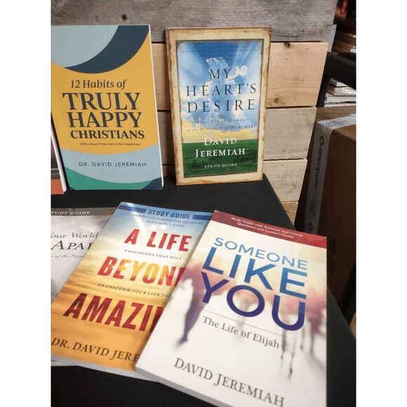 Lot of 7 David Jeremiah Bks/Study Guides - Someone Like You, and More - Picture 2 of 3